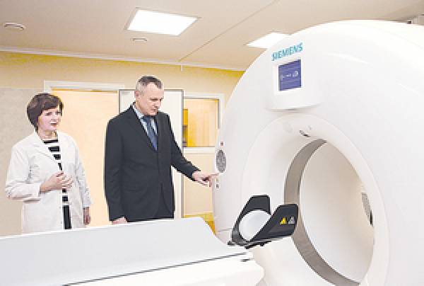 Государство подарило госпиталю МВД в Минске новый компьютерный томограф за 2,3 миллиона евро