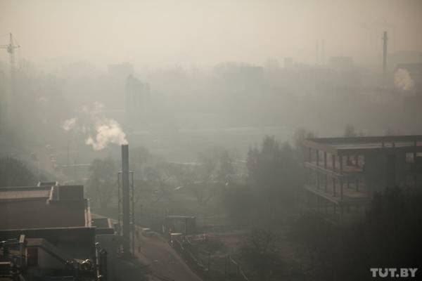 Смог в Минске 29 октября 2014 года. Средний уровень загрязнения воздуха повысился в 1,5–2 раза