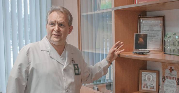 Главврач Витебской областной клинической больницы Анатолий Оладько  