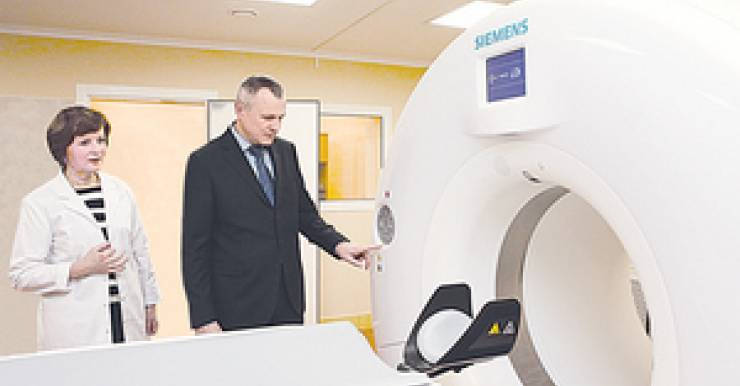 Государство подарило госпиталю МВД в Минске новый компьютерный томограф за 2,3 миллиона евро