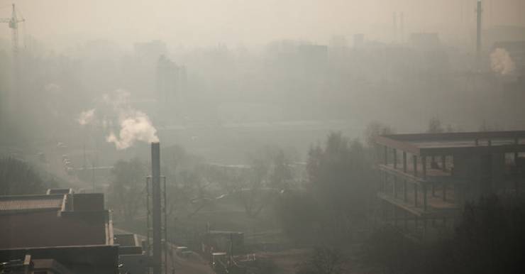 Смог в Минске 29 октября